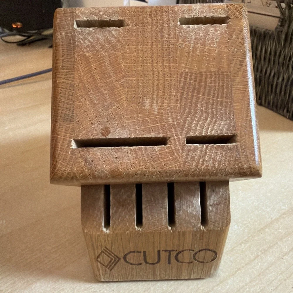 Cutco knife block
